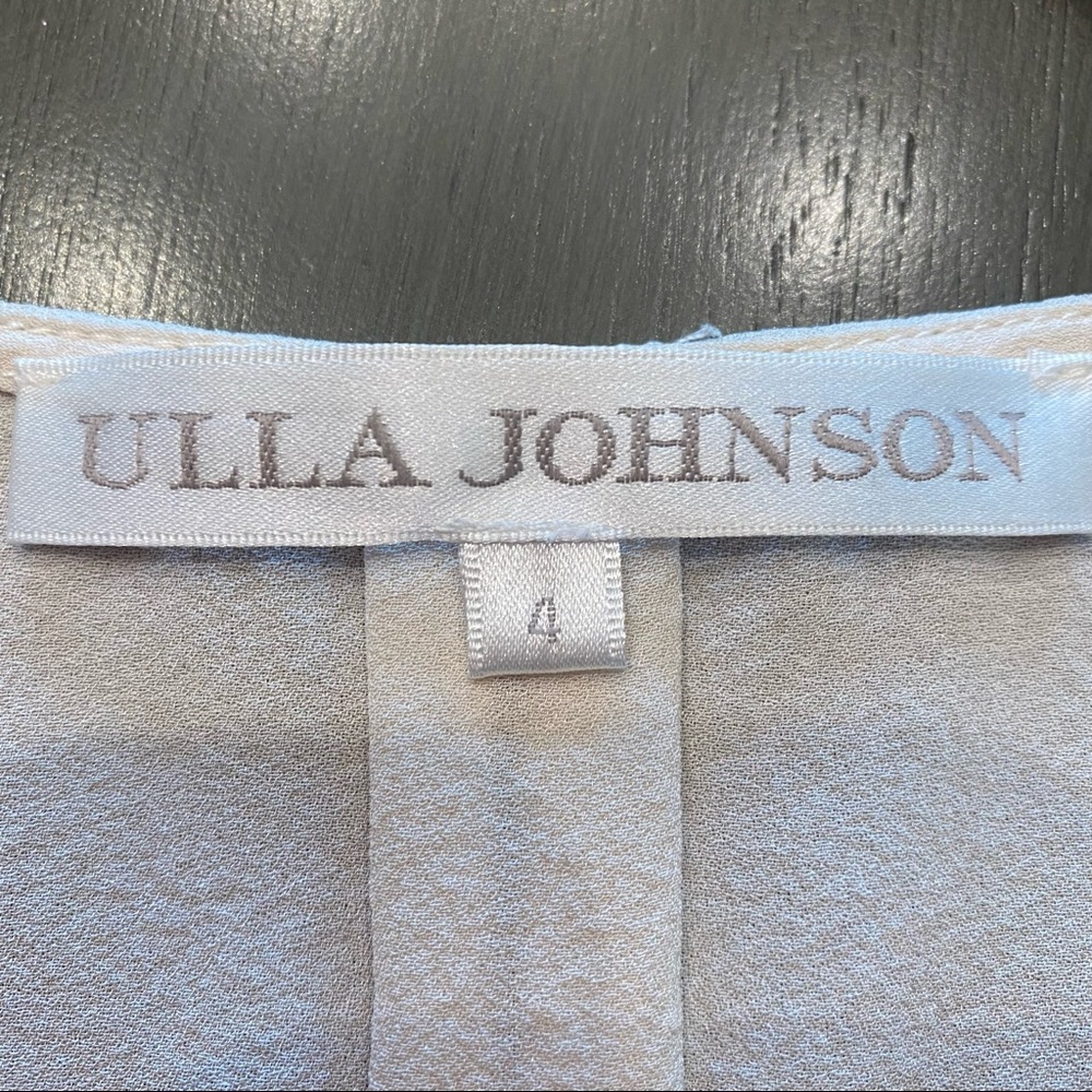 ULLA JOHNSON Silk Floral Embroidered Blouse - Picture 5 of 6